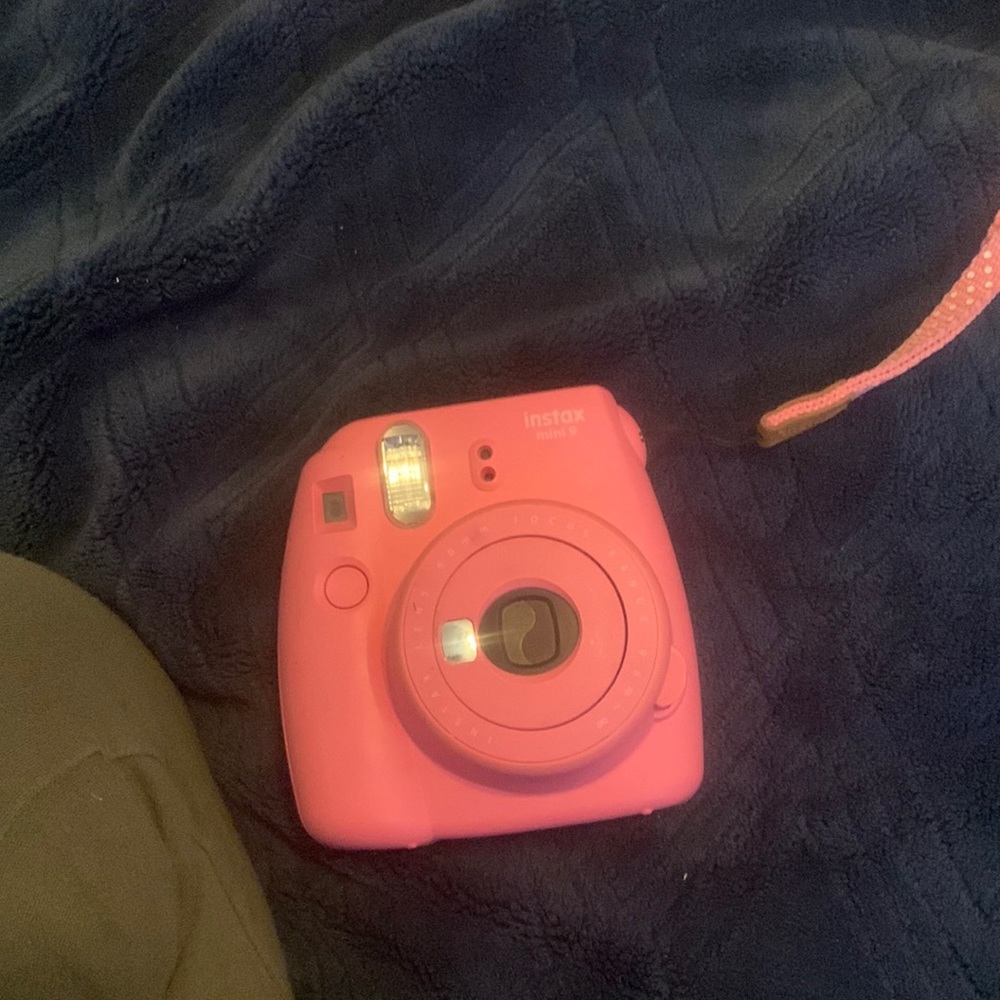 A gently used instax mini 9 camera
